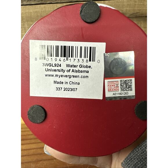 University of Alabama Crimson Tide Snow Globe Water Globe 5” - Picture 6 of 6